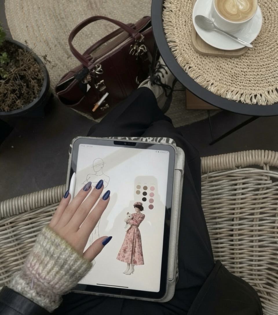 Digital Fashion Poses Sketchbook: 25 Mannequin Poses with Real Outfit Colors - Image 2